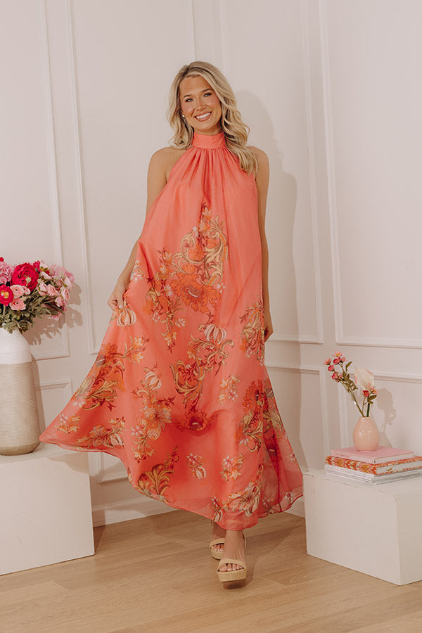 Enchanted Bloom Floral Maxi Dress Image - 5