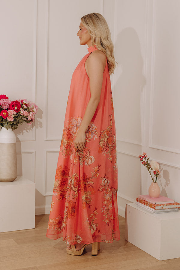 Enchanted Bloom Floral Maxi Dress Image - 3