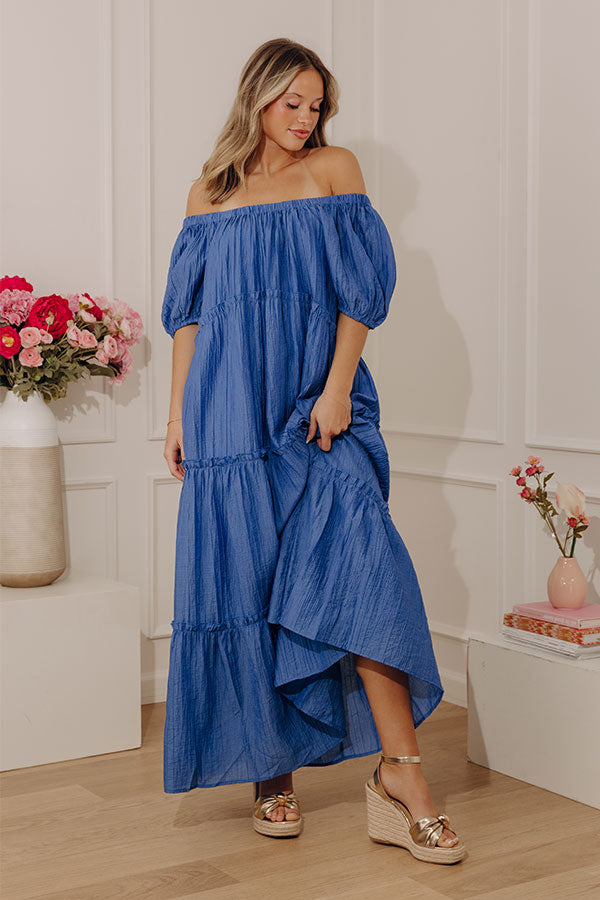Amalfi Afternoon Tiered Midi Dress Image - 3