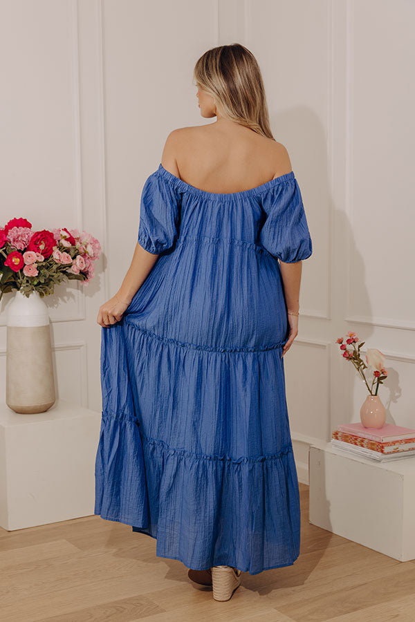 Amalfi Afternoon Tiered Midi Dress Image - 5