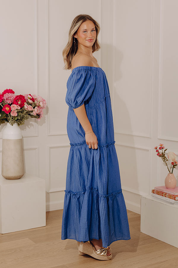 Amalfi Afternoon Tiered Midi Dress Image - 4