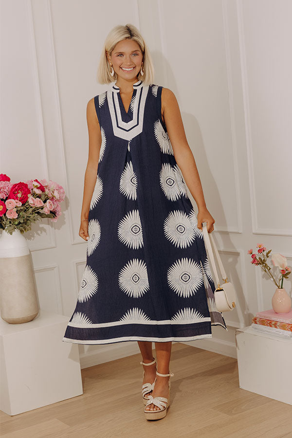 Vacay Plans Midi Dress Image - 3