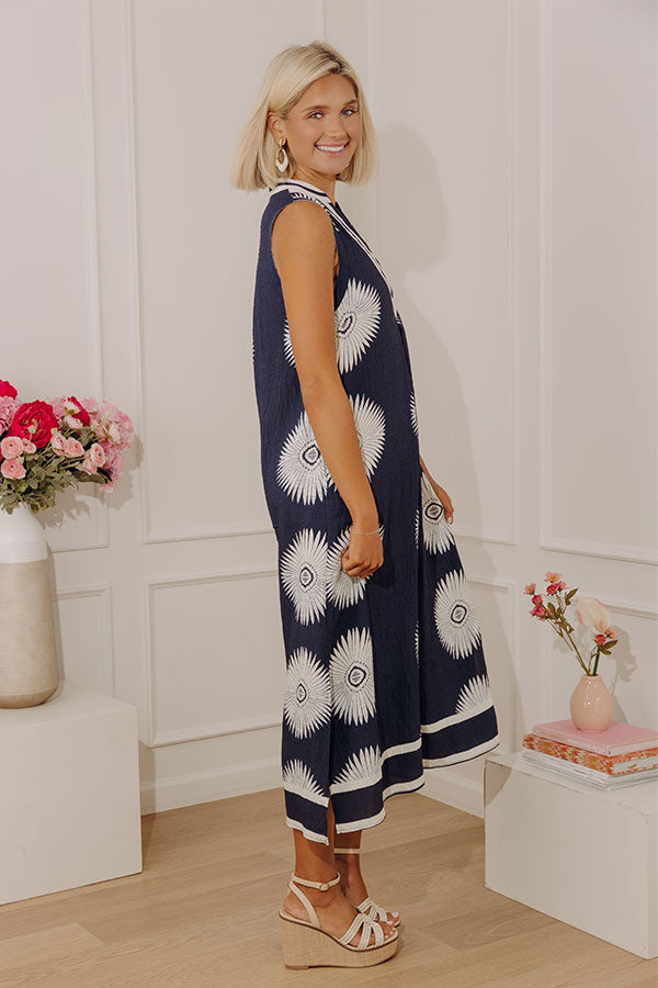 Vacay Plans Midi Dress Image - 4
