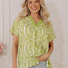 Bungalow Bliss Oversized Top in Lime Punch Image - 1