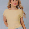 Bistro Brunch Knit Top in Yellow Image - 1