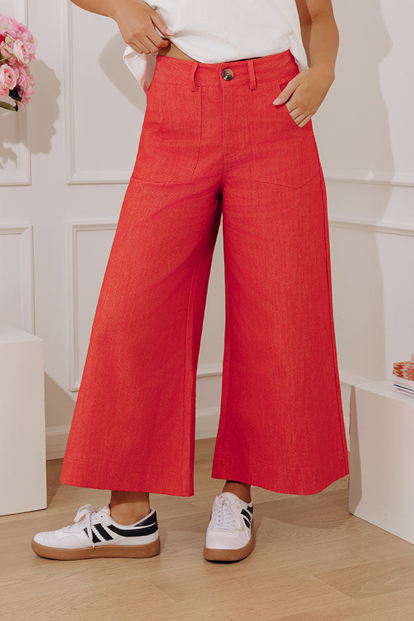 The Jessa High Waist Wide Leg Cropped Jean Image - 1