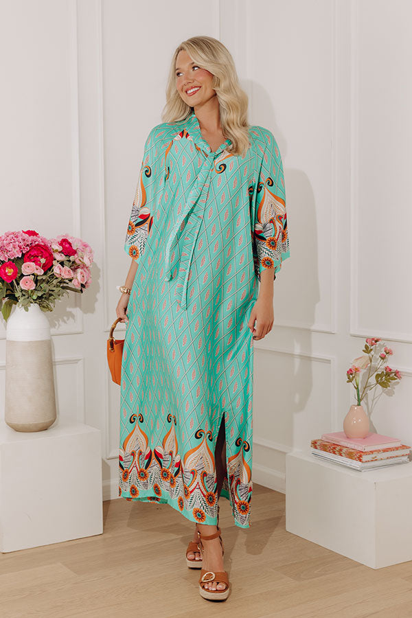 sea glass blue maxi dress Capri Cabana Satin in Seaglass S / Seaglass beaded spaghetti straps Long Dress with Blazer Width:C lilac birthday dresses