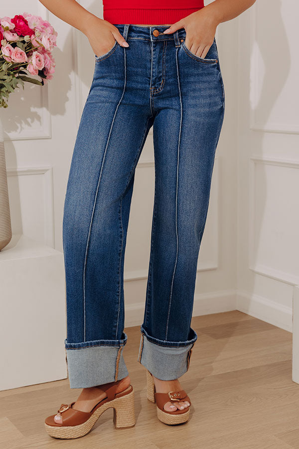 RISEN Hilary High Waist Straight Leg Jean Image - 2