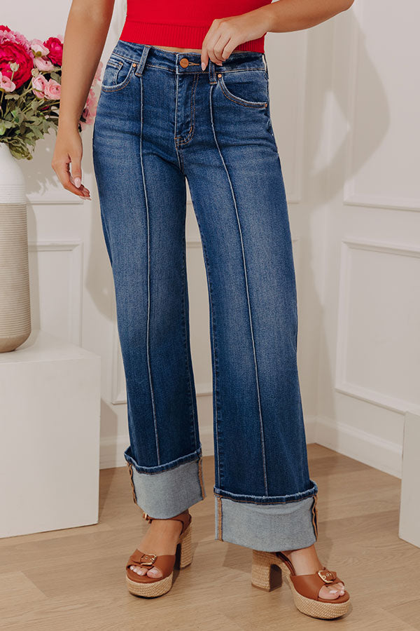 RISEN Hilary High Waist Straight Leg Jean Image - 3