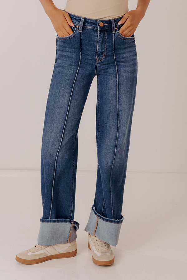 RISEN Hilary High Waist Straight Leg Jean Image - 2