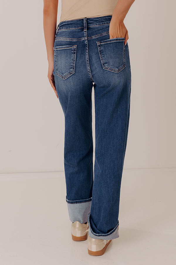 RISEN Hilary High Waist Straight Leg Jean Image - 3