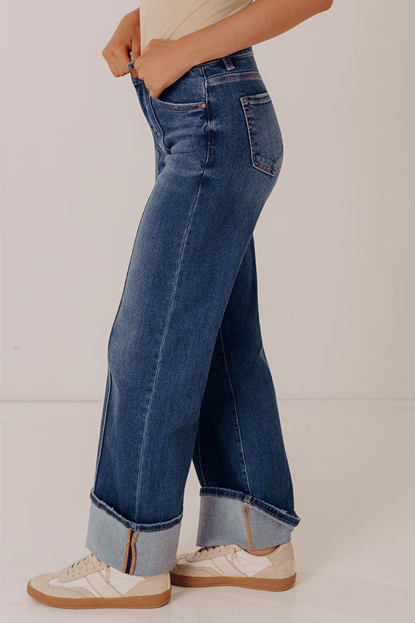 RISEN Hilary High Waist Straight Leg Jean Image - 4