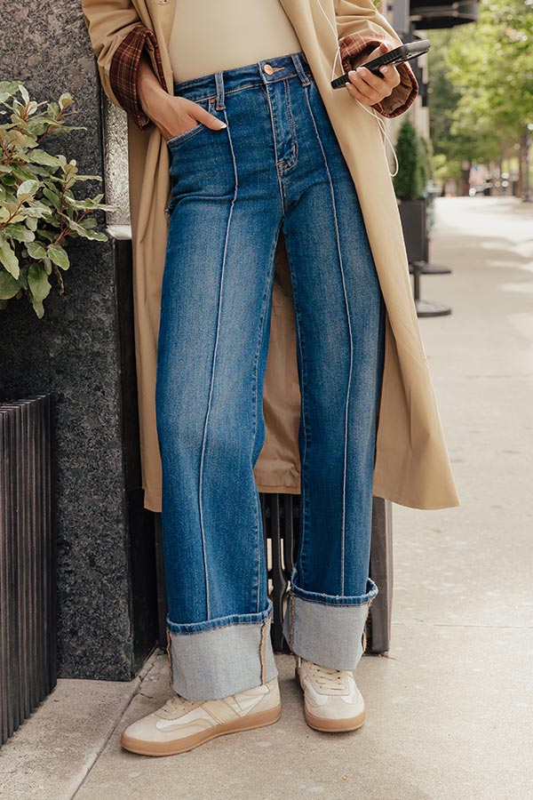 RISEN Hilary High Waist Straight Leg Jean Image - 1