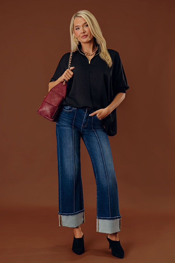 RISEN Hilary High Waist Straight Leg Jean