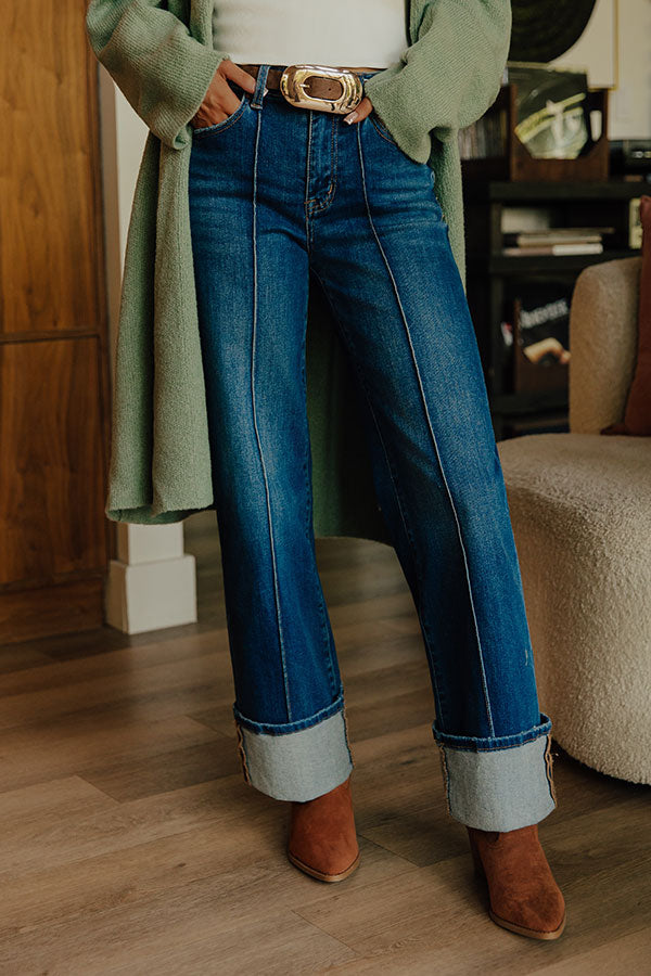 RISEN Hilary High Waist Straight Leg Jean