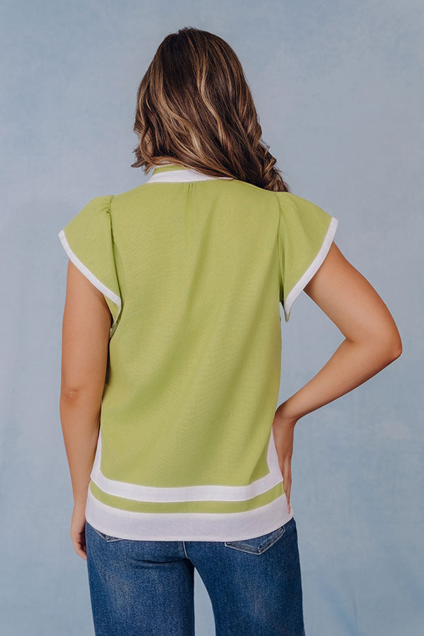 European Cruise Linen-Blend Embroidered Top Image - 4