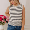 Pier My Way Stripe Knit Top Image - 1