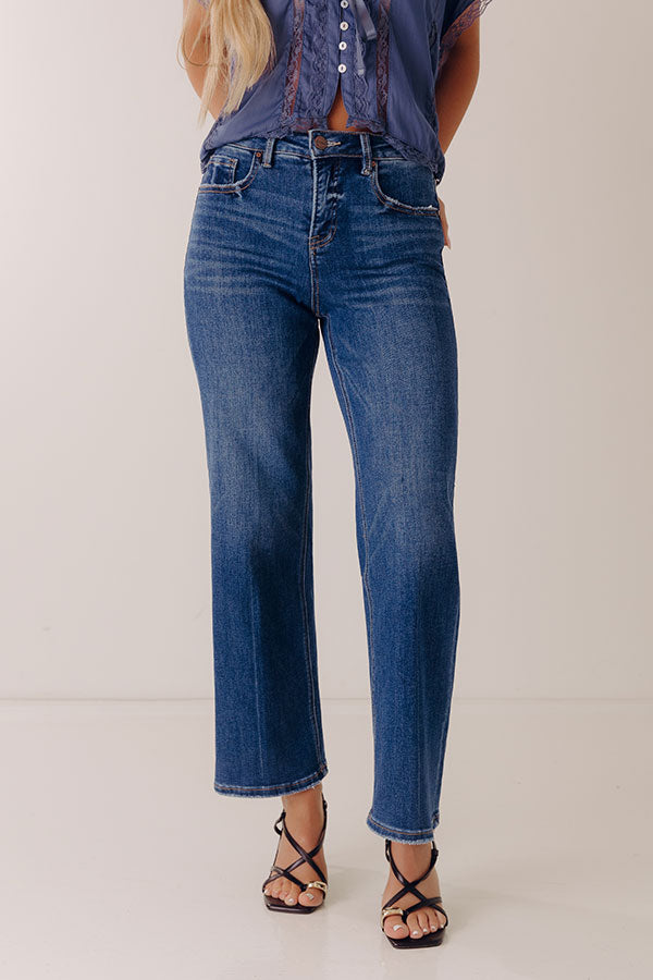 RISEN Kalena High Waist Tummy Control Straight Leg Jean Image - 1