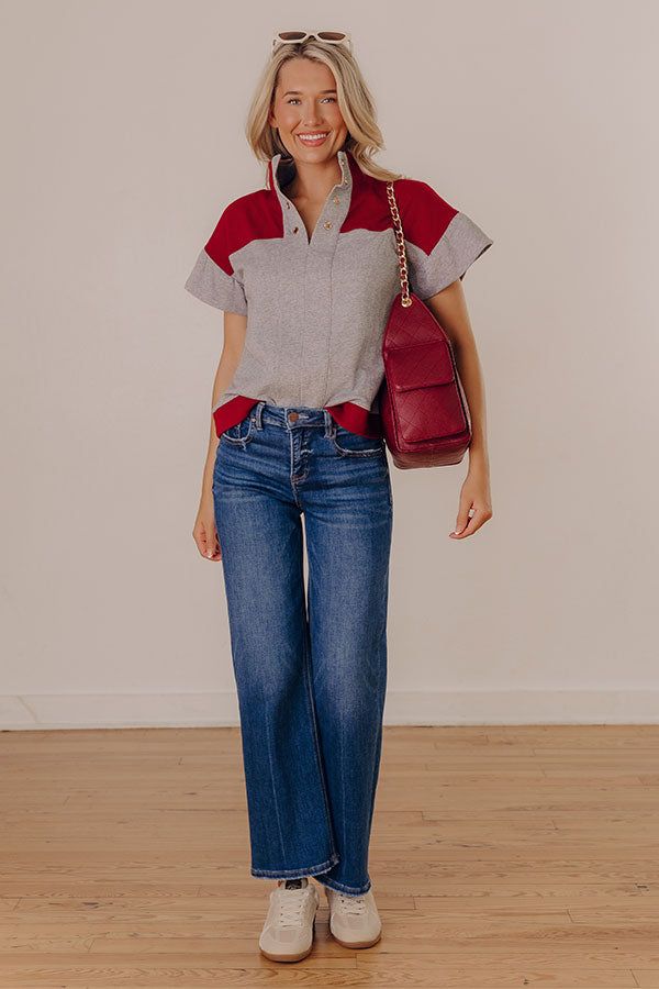 RISEN Kalena High Waist Tummy Control Straight Leg Jean Image - 2