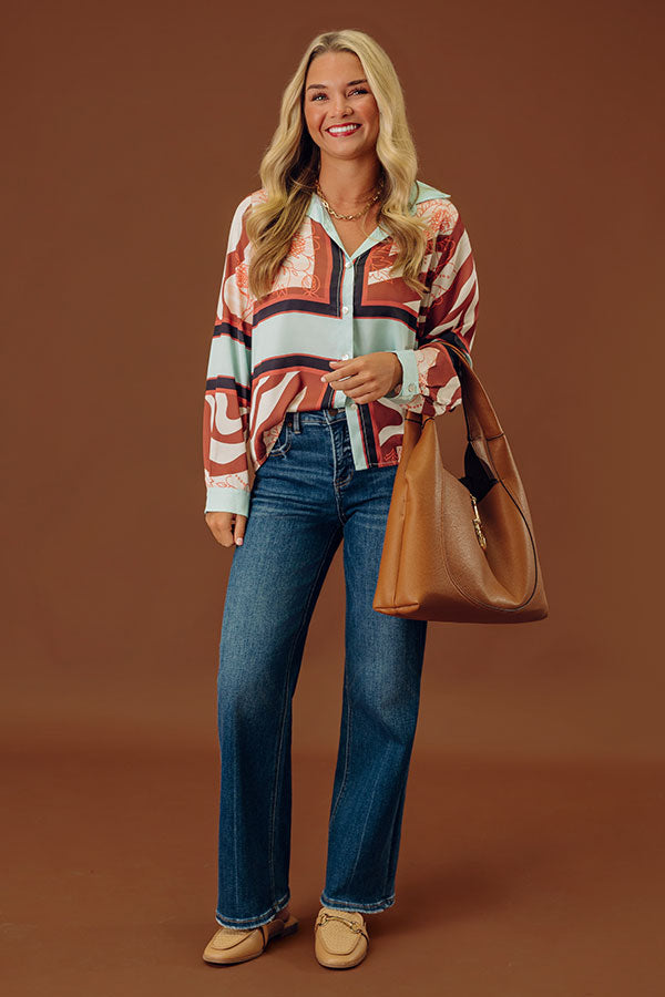 RISEN Kalena High Waist Tummy Control Straight Leg Jean Image - 1