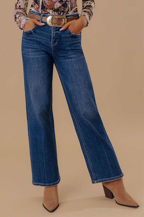 RISEN Kalena High Waist Tummy Control Straight Leg Jean
