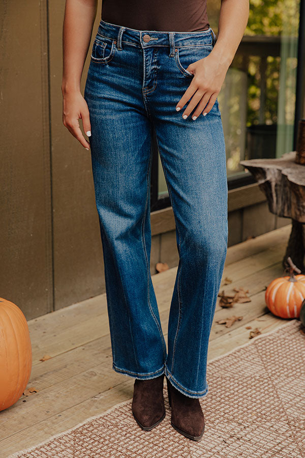 RISEN Kalena High Waist Tummy Control Straight Leg Jean Image - 2