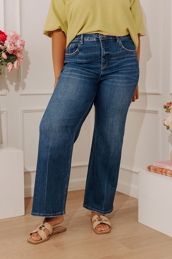 RISEN Kalena High Waist Tummy Control Straight Leg Jean Curves Image - 3