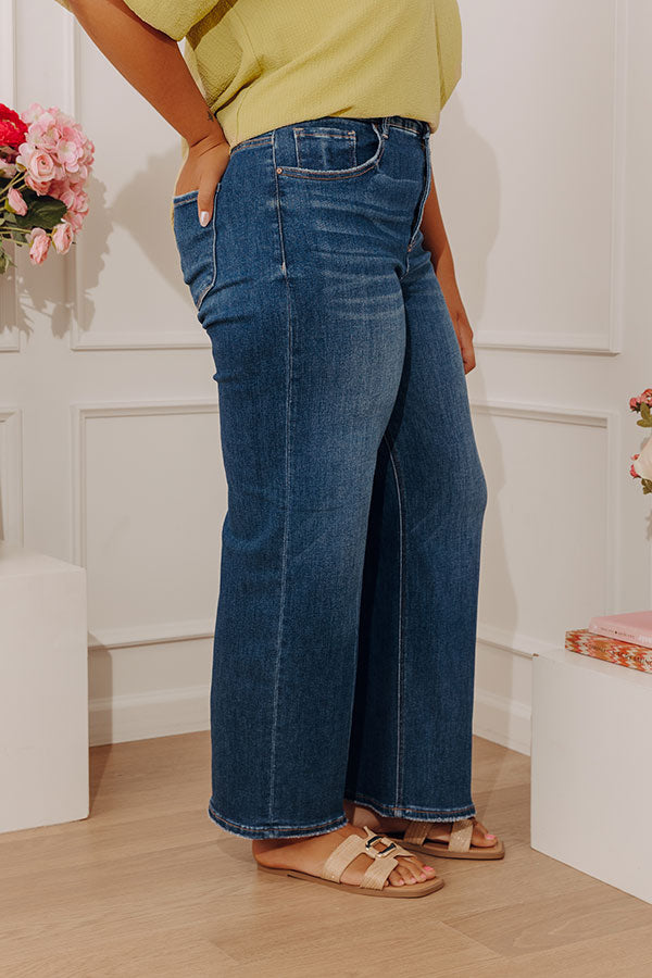 RISEN Kalena High Waist Tummy Control Straight Leg Jean Curves Image - 4