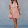 Chantilly Charm Embroidered Mini Dress Image - 1