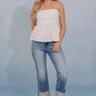 RISEN Kristy High Waist Straight Leg Jean in Medium Wash Image - 1