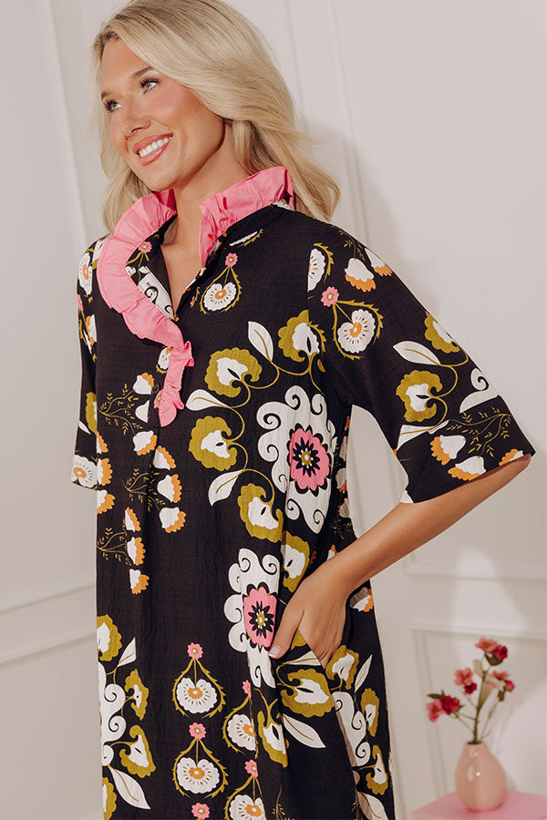Flower Market Chic Midi Dress Image - 5