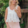 Lace and Grace Front Tie Top Image - 1