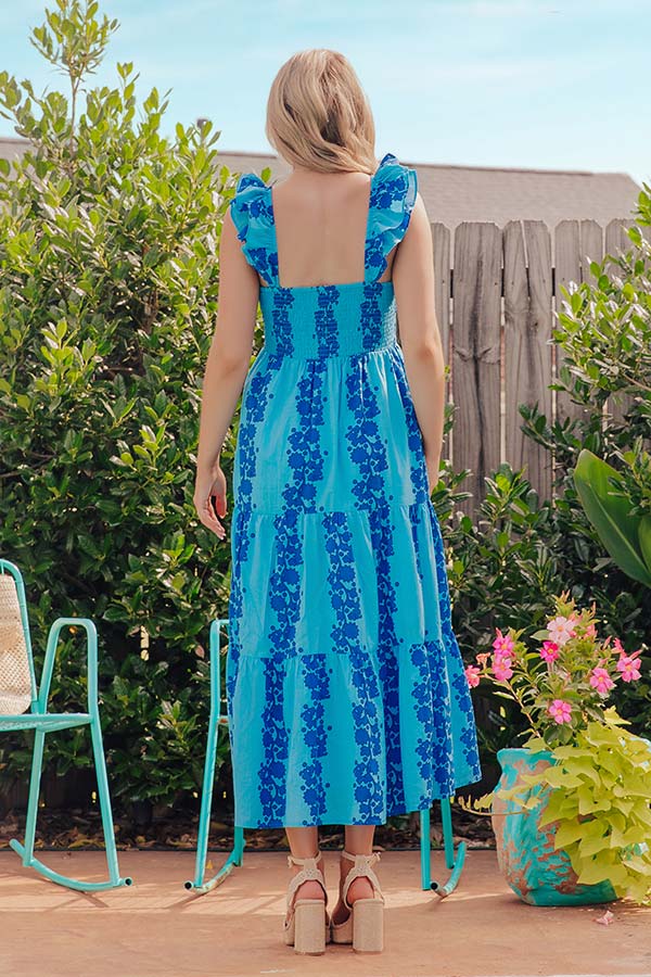 Capri Views Floral Midi Dress Image - 3