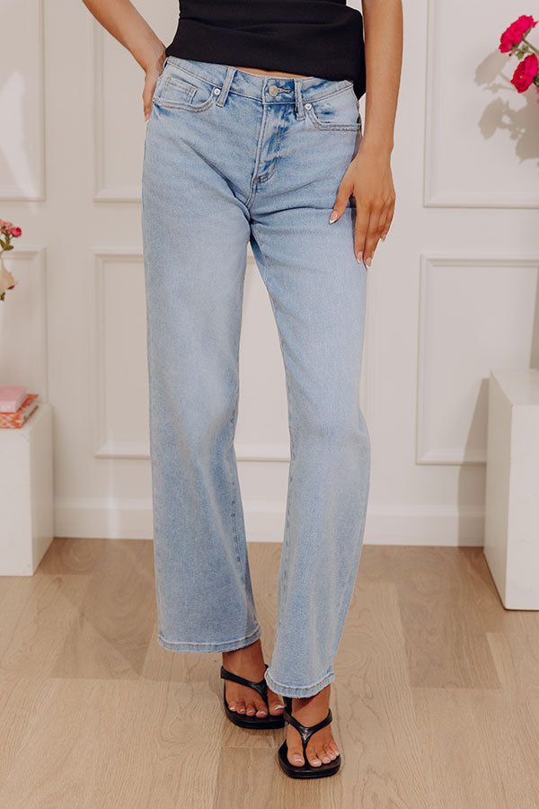 MICA Piper Midrise Straight Leg Jean Image - 1