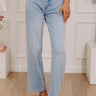 MICA Piper Midrise Straight Leg Jean Image - 1