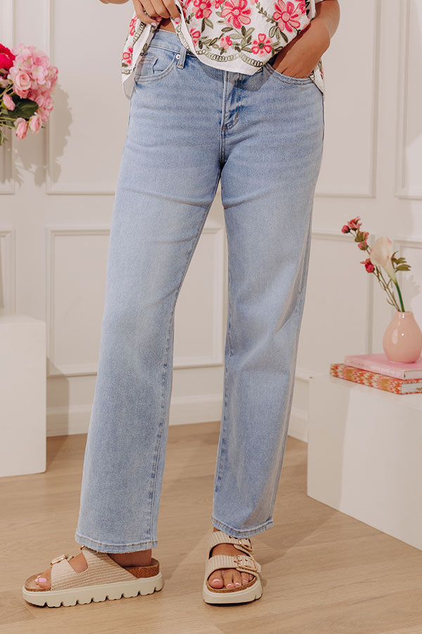 MICA Piper Midrise Straight Leg Jean Image - 1