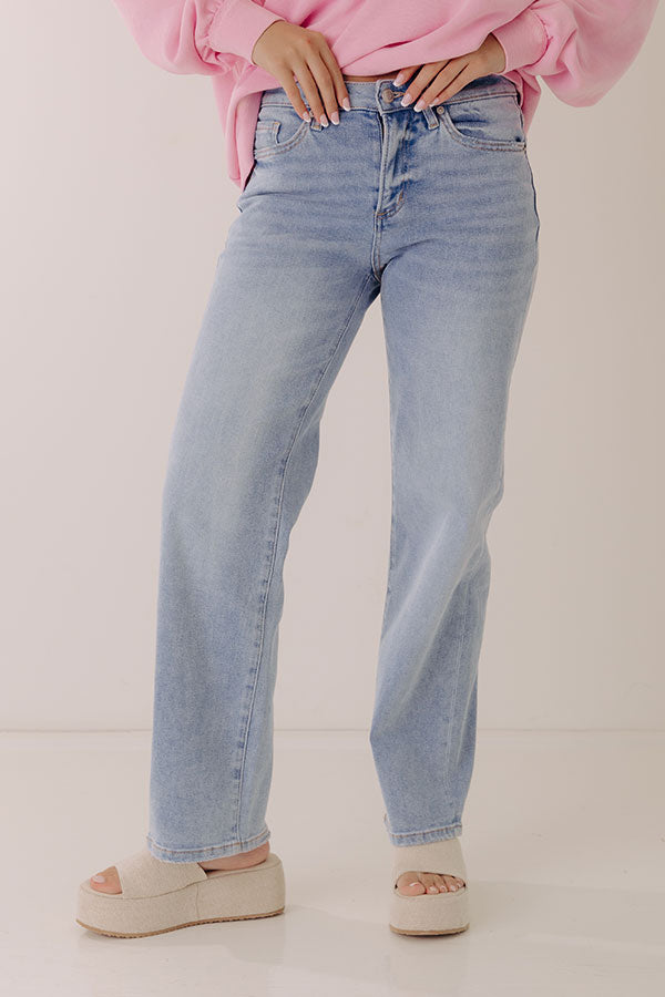 MICA Piper Midrise Straight Leg Jean Image - 1