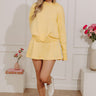 Road Trip Chic High Waist Mini Skirt in Yellow Image - 1