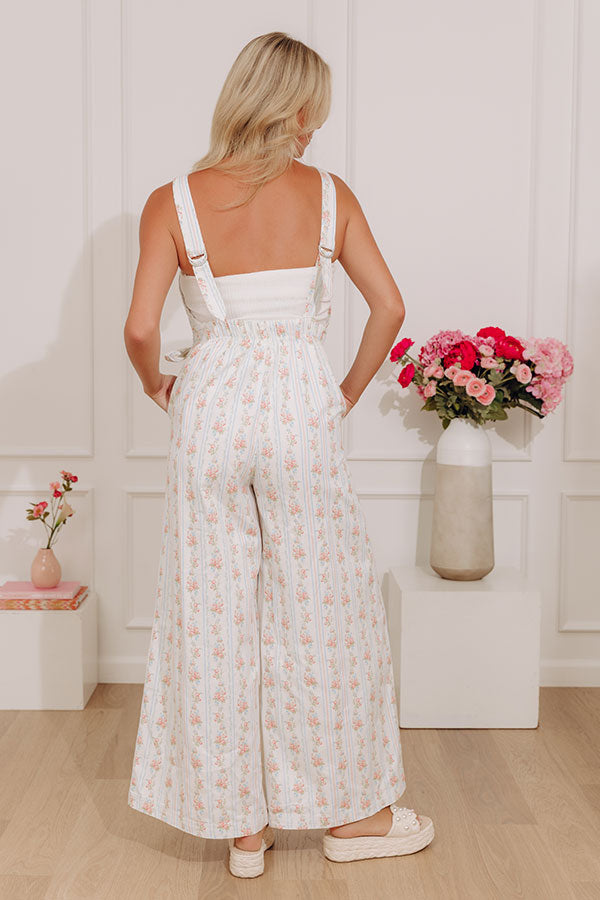 Sweet Meadow Floral Wide Leg Jumpsuit Image - 5