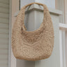 Micah Lace Hobo Bag in Taupe Image - 1