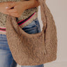Micah Lace Hobo Bag in Taupe Image - 1