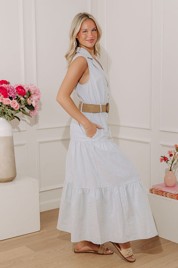 Patio Brunch Tiered Midi Dress Image - 3