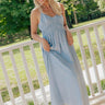 Boardwalk Views Linen-Blend Maxi Dress Image - 1