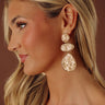Champagne Cascade Drop Earrings in Mocha Image - 1