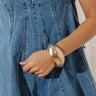 Statement Piece Hinge Cuff Bracelet Image - 1