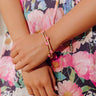 Amalfi Muse Bangle Bracelet Set in Pink Image - 1