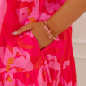 Amalfi Muse Bangle Bracelet Set in Pink Image - 1