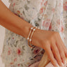 Amalfi Muse Bangle Bracelet Set in Pearl Image - 1