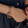 Amalfi Muse Bangle Bracelet Set in Black Image - 1
