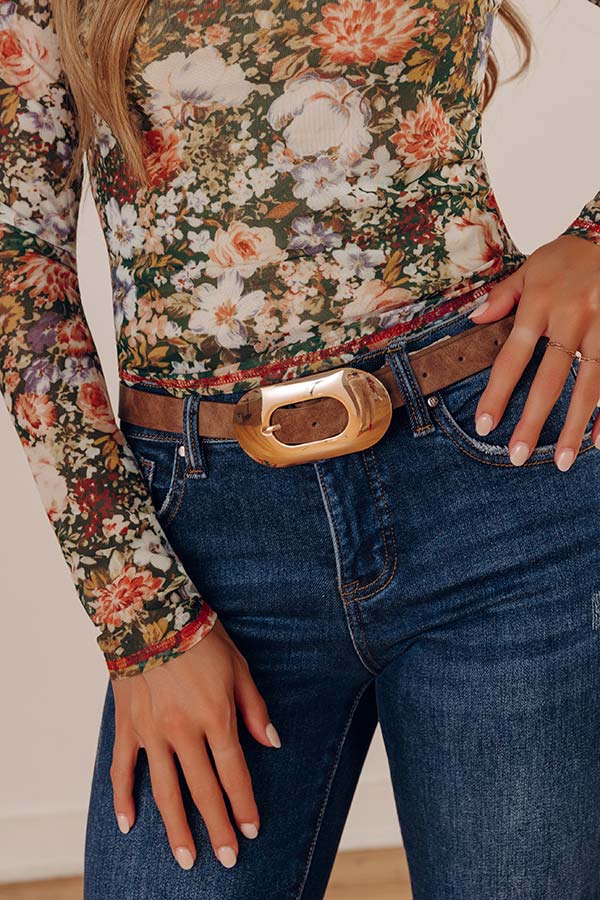 Chic Moment Faux Leather Belt